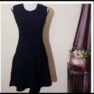 BCBG Maxazria Dyanne Black Fit & Flare  Dress Size S